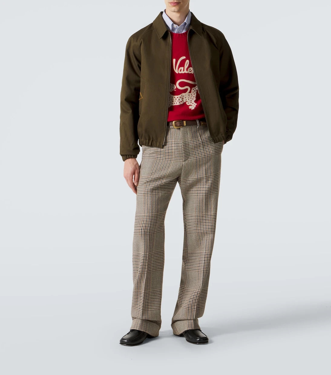 Valentino - VGold cotton gabardine blouson jacket