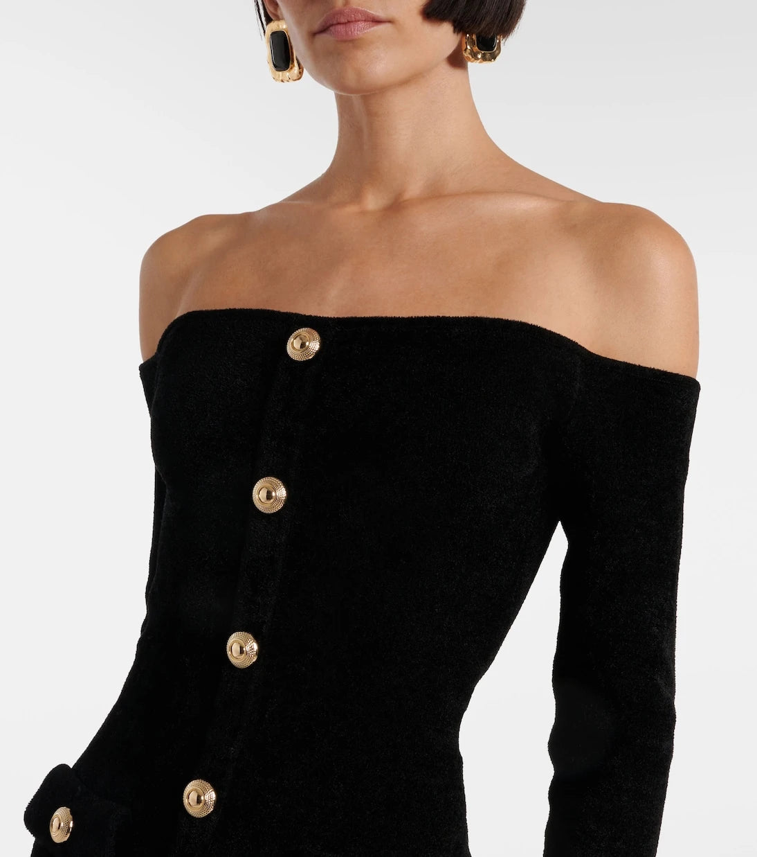 Self-Portrait - Chenille minidress