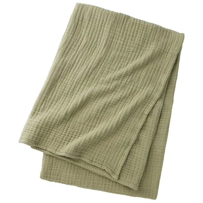 Памучно покривало BOSS LOWEN Khaki 130 x 170 cm