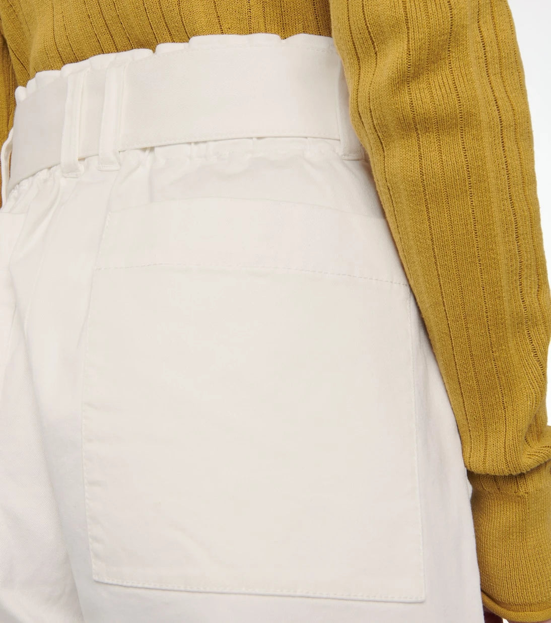 Proenza Schouler - Belted high-rise cotton pants