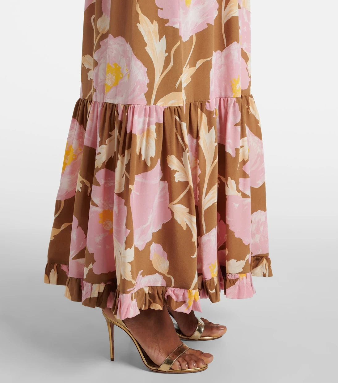 La DoubleJ - Visconti silk crêpe de chine maxi dress
