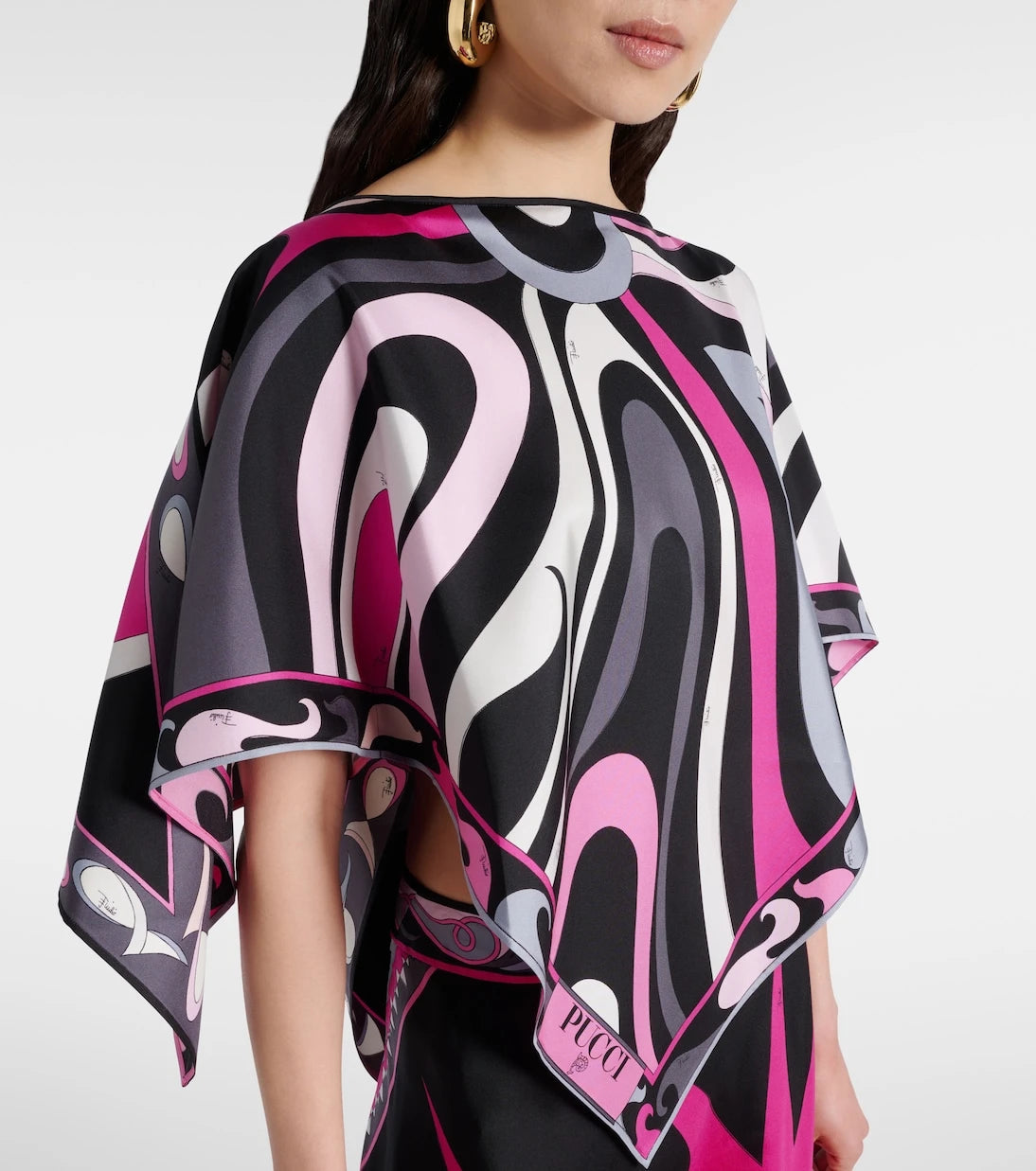 Pucci - Marmo silk twill blouse