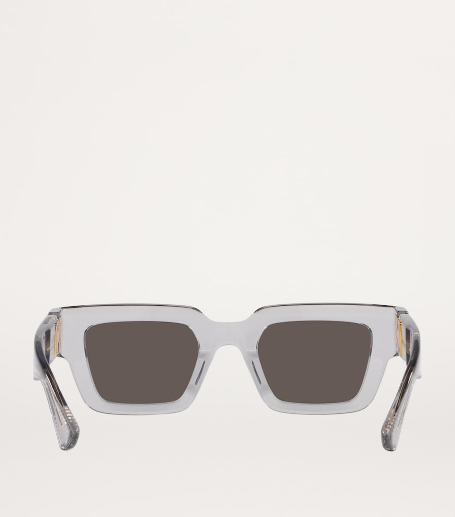 Blue Rectangular Sunglasses