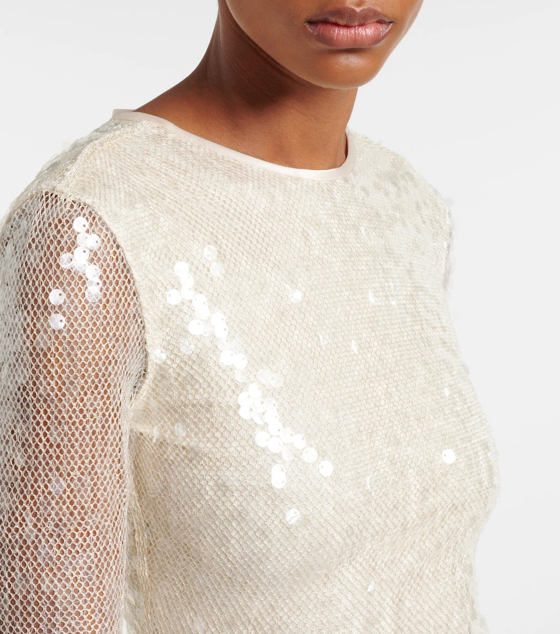 David Koma - Sequined open-back gown