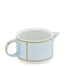 GINORI 1735 Porcelain Colonna Diva Celeste Milk Jug (300ml)