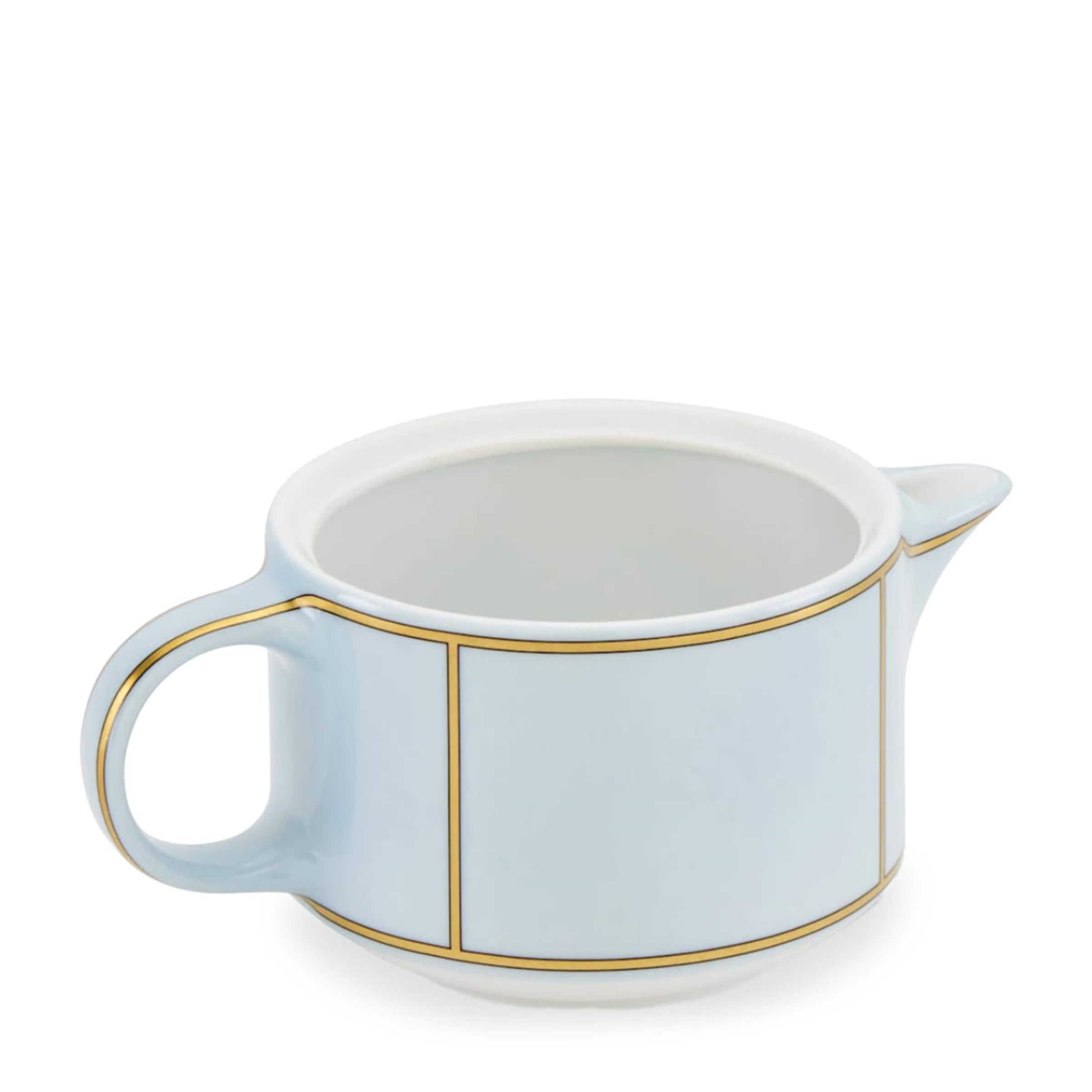 GINORI 1735 Porcelain Colonna Diva Celeste Milk Jug (300ml)