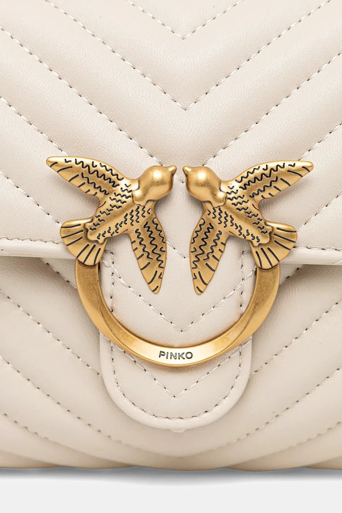 Pinko чанта crossbody дамска от кожа