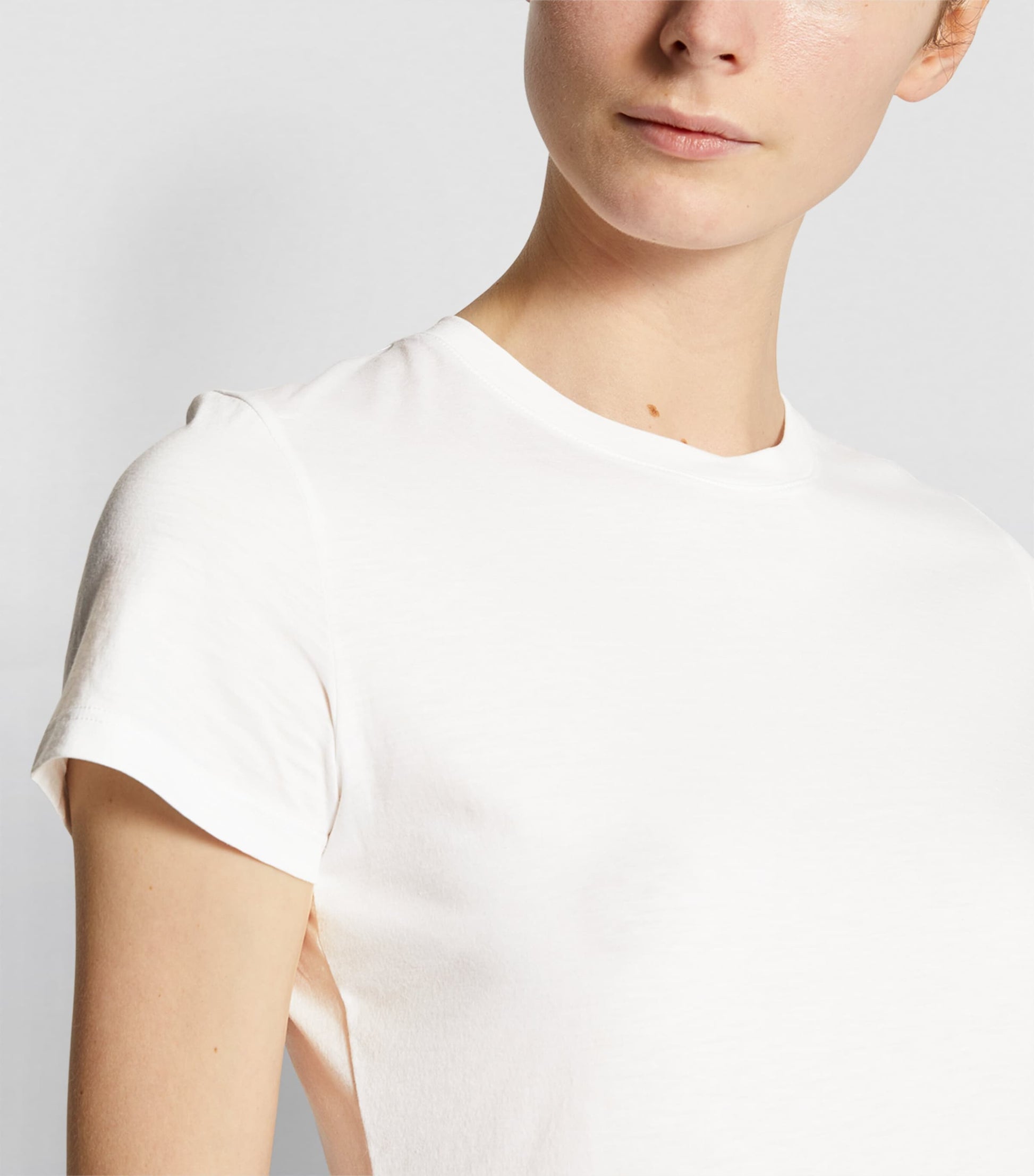 Vince White Pima Cotton Essential T-Shirt