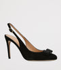Salvatore Ferragamo Suede Vibily Slingback Pumps 95