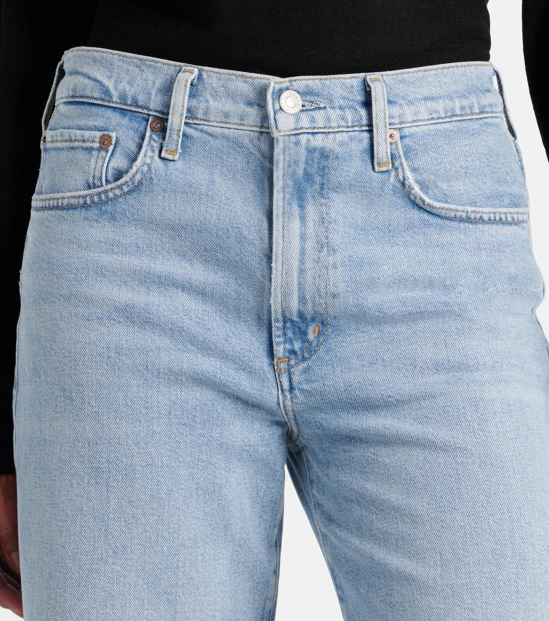 Agolde - Harper high-rise wide-leg jeans