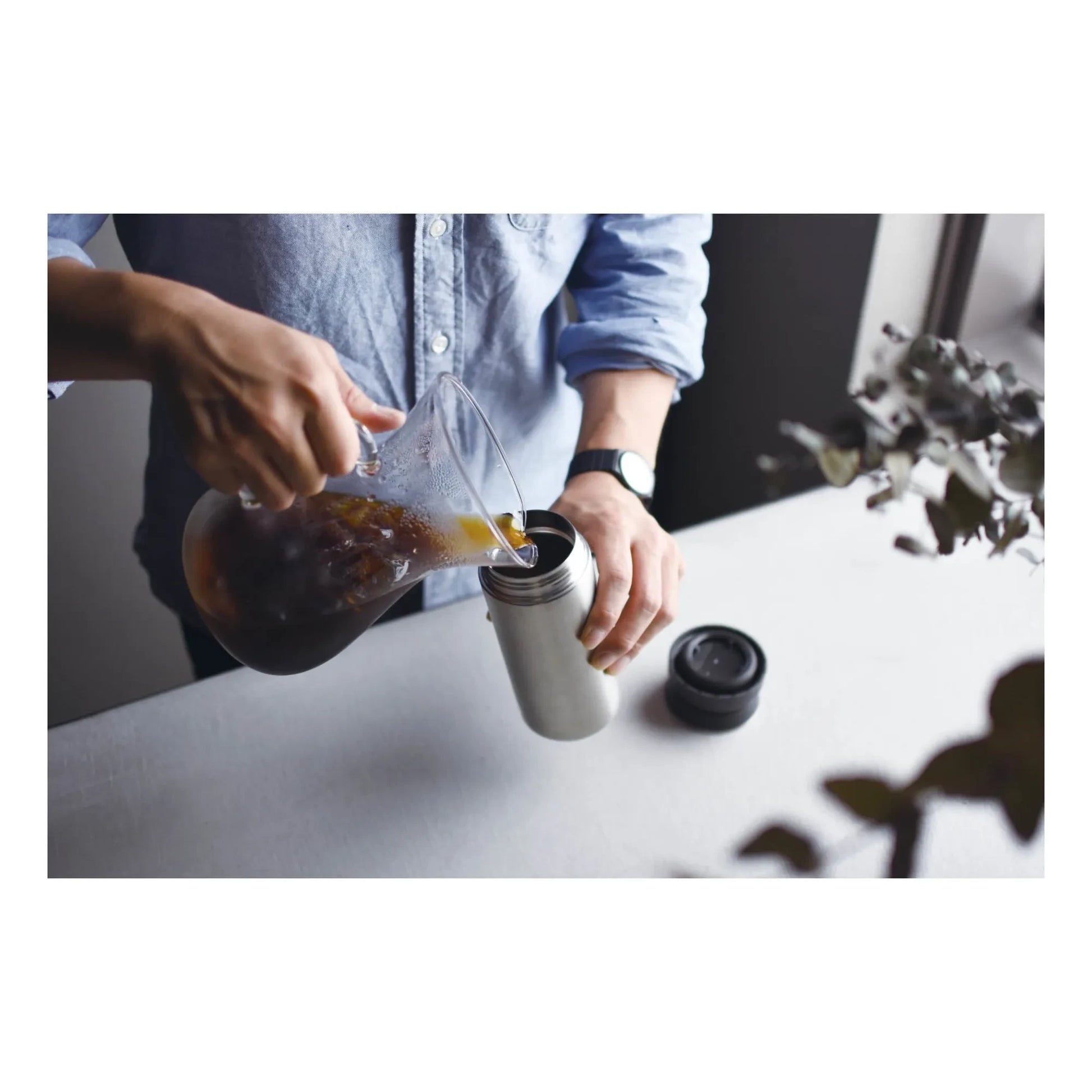 Kinto - Travel Thermos Flask | Khaki