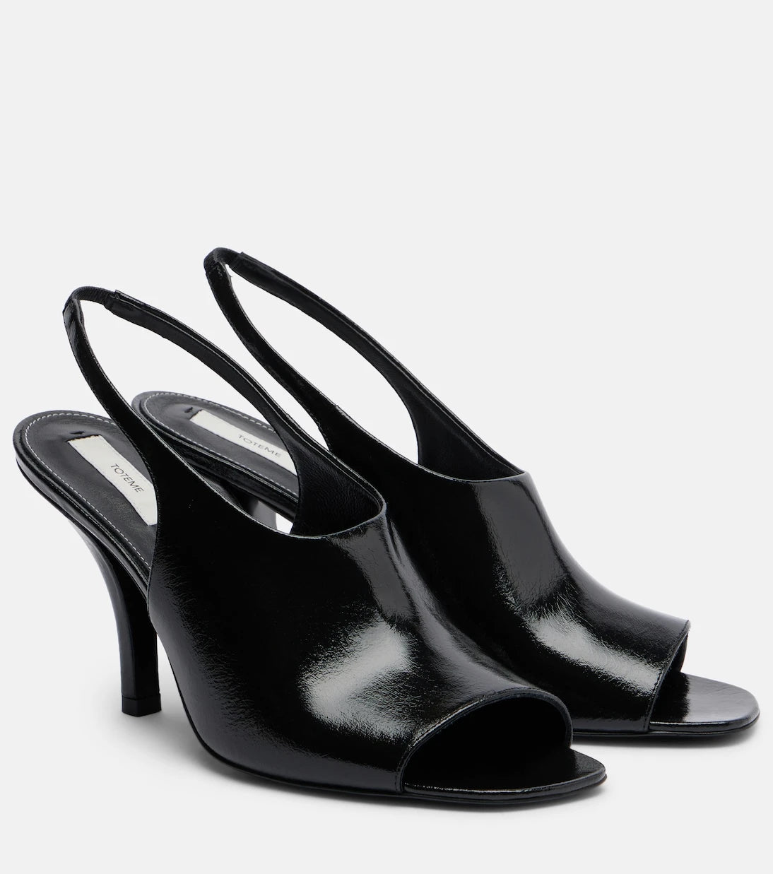 Toteme - Leather slingback sandals