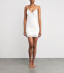 Gilda & Pearl Ivory Silk Lace-Trim In My Boudoir Short Nightdress