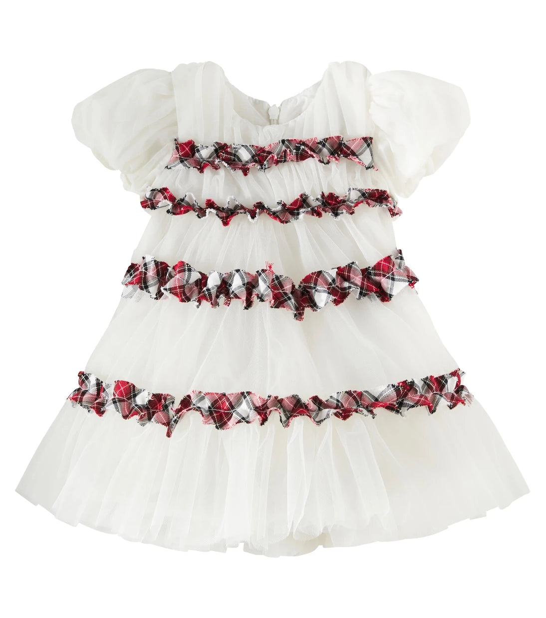 Monnalisa - Baby ruched tulle dress