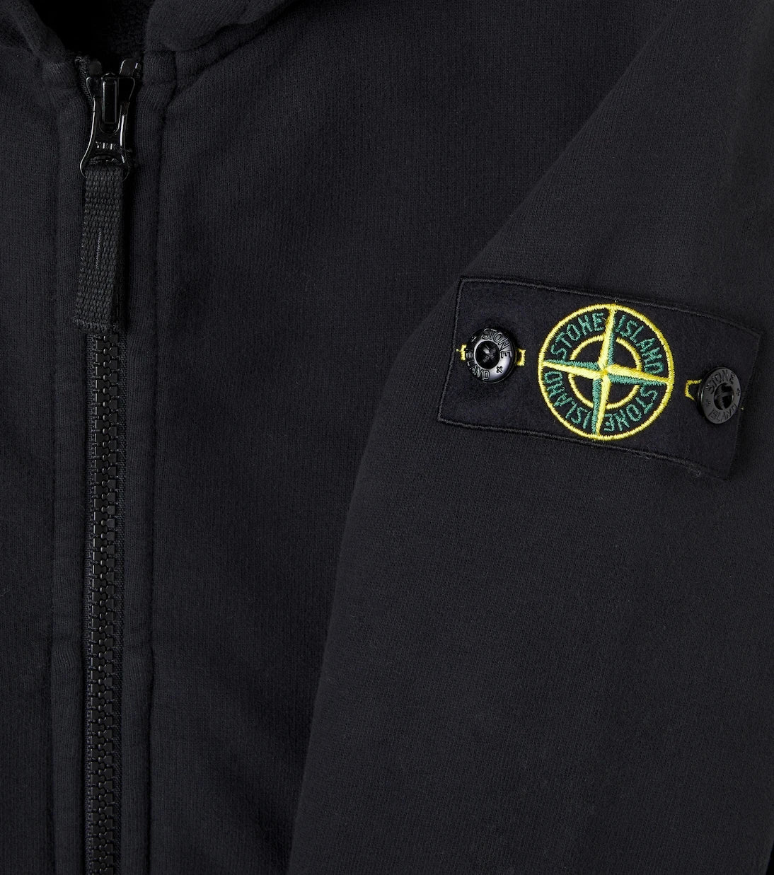 Stone Island Junior - هودي من القطن جيرسيه