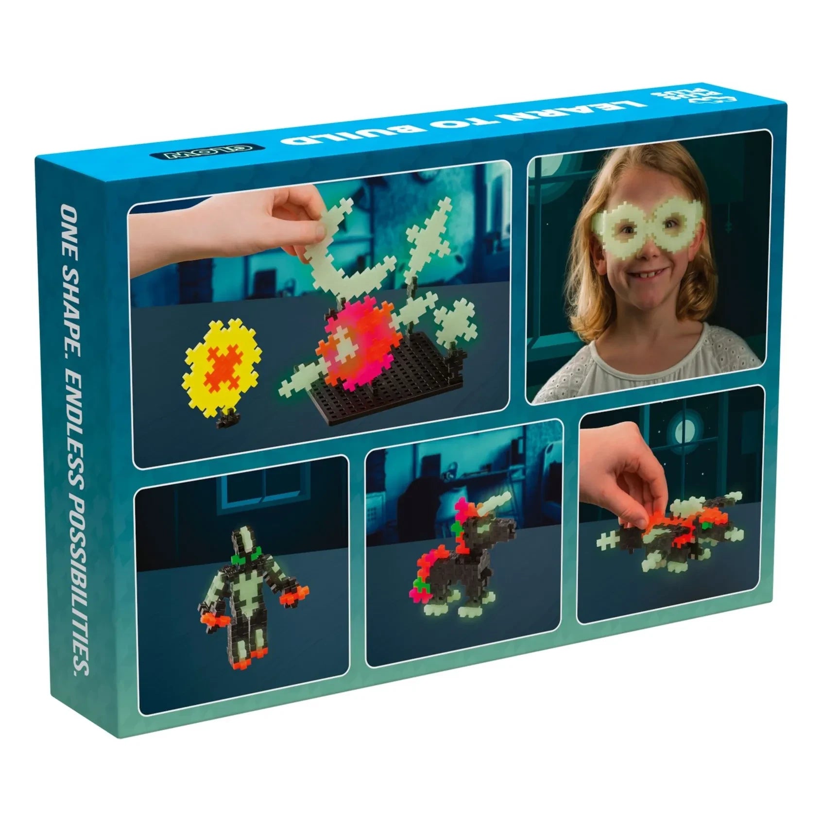 Plus-Plus - Phosphorescent Discovery Set - 500 pieces