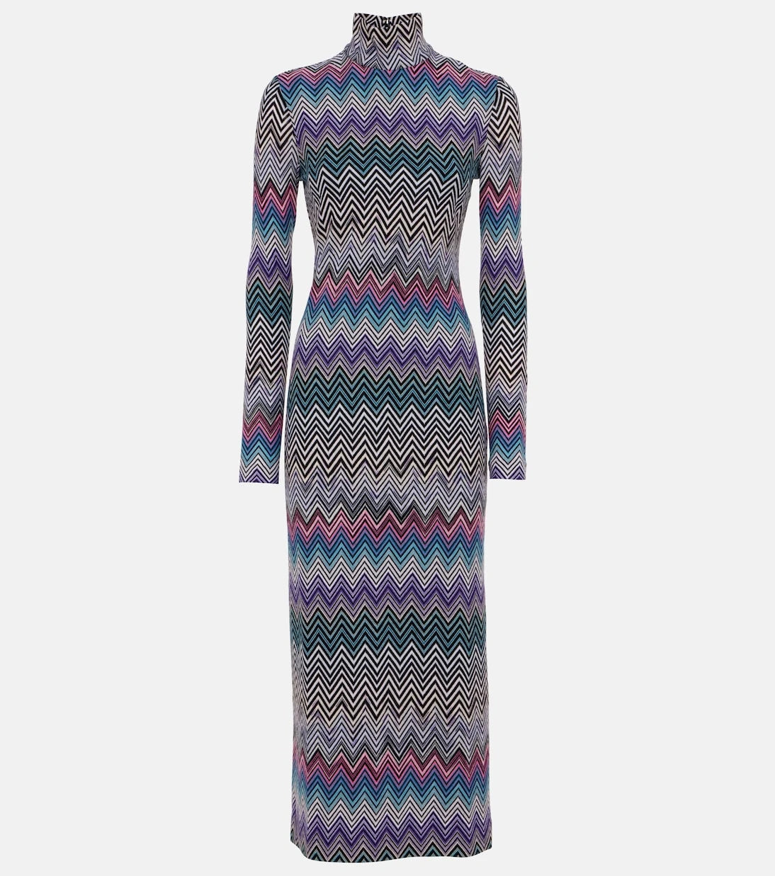 Missoni - Zig Zag turtleneck dress