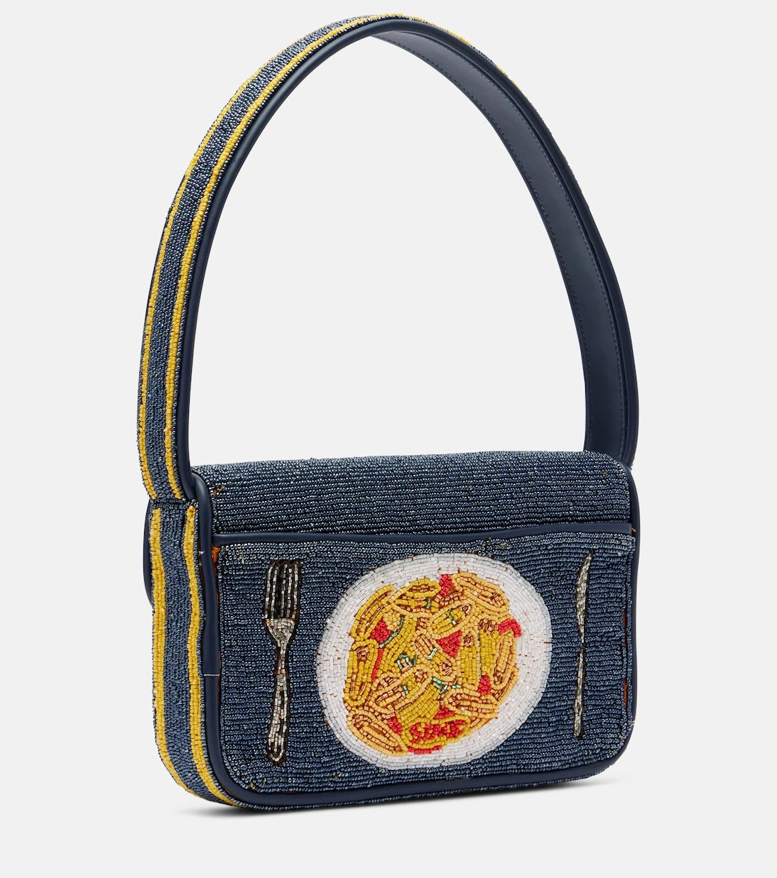 Staud - Tommy Small beaded shoulder bag