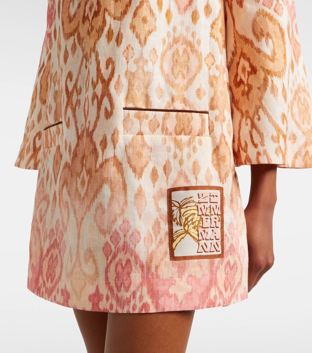 Zimmermann - Aster printed linen beach dress