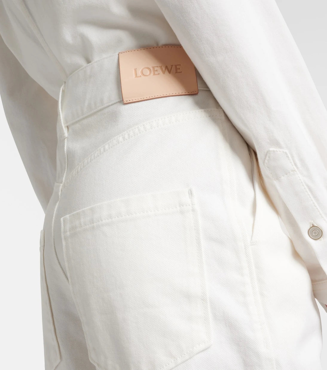 Loewe - Anagram wide-leg jeans