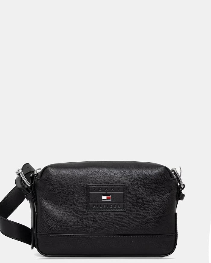 Tommy Hilfiger Erkek suni deri bel çantası / omuz çantası