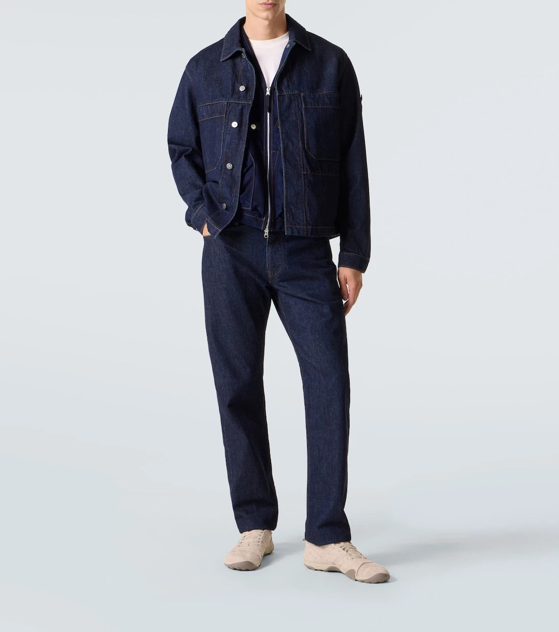 Stone Island - Compass denim overshirt