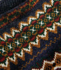 Barbour Wool Fair Isle Sweater NAVY MARL