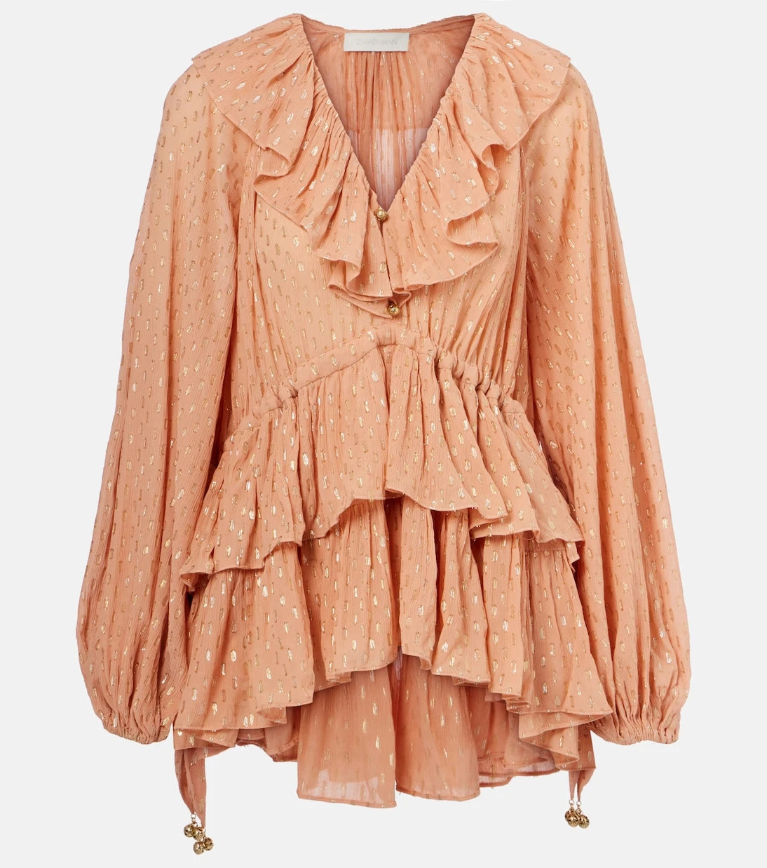 Zimmermann - Rhiannon ruffled blouse