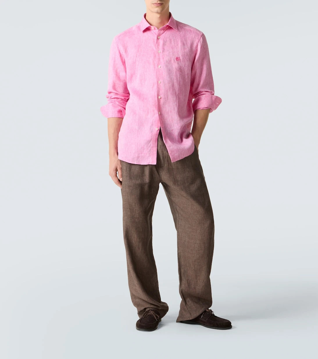Etro - Pegaso linen shirt