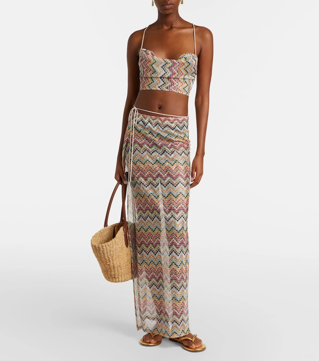 Missoni - Zigzag crop top