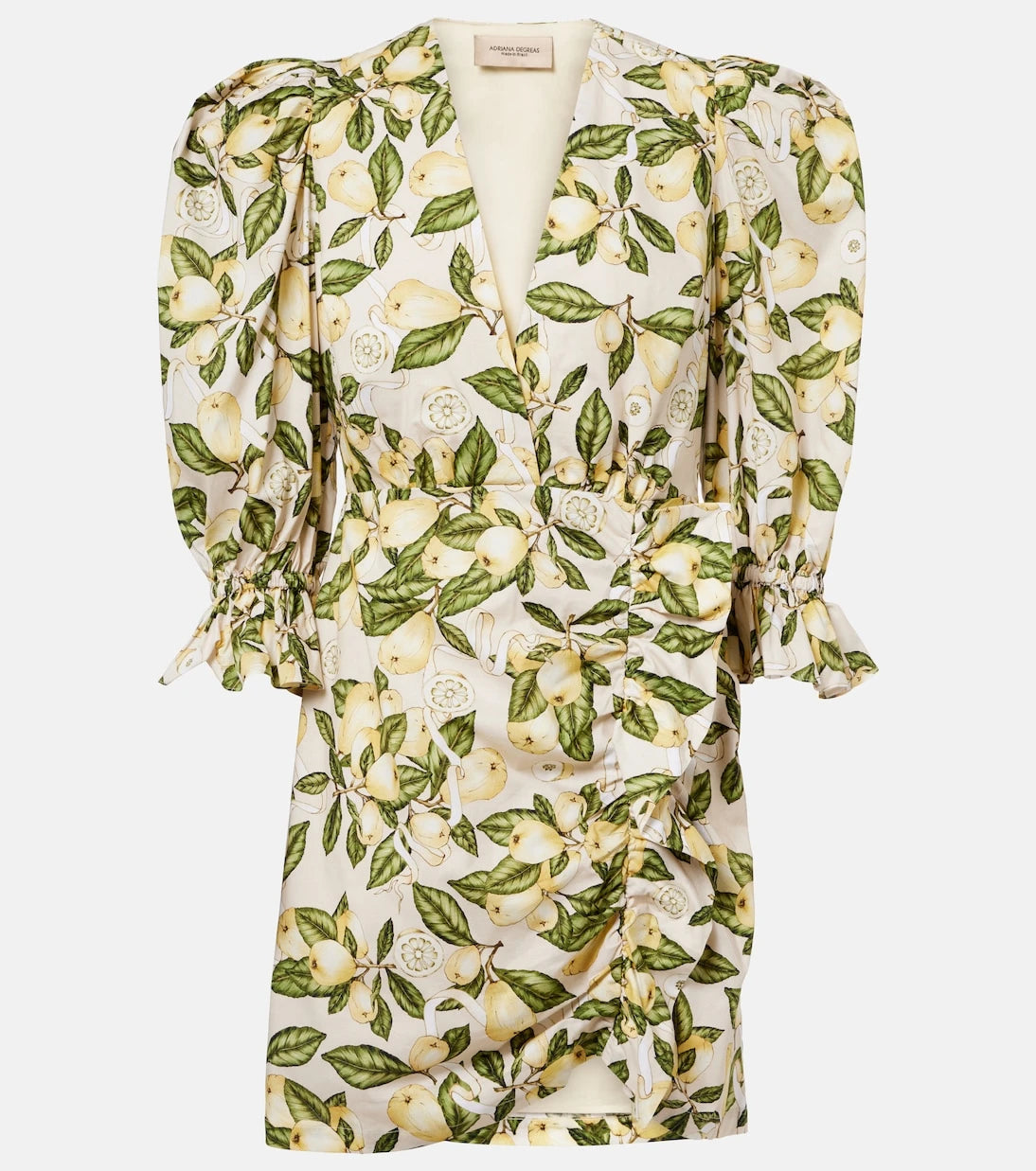 Adriana Degreas - Printed cotton-blend minidress