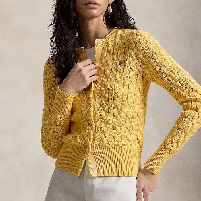 Polo Ralph Lauren жилетка дамска от памук COTTON-LSL-CRD