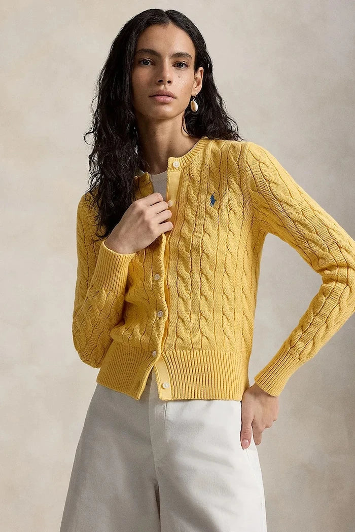 Polo Ralph Lauren жилетка дамска от памук COTTON-LSL-CRD