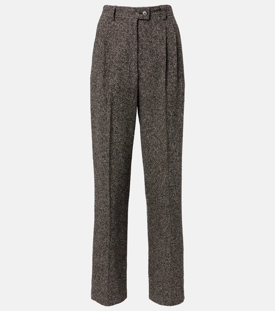 The Row - Virgil silk-blend tweed wide-leg pants