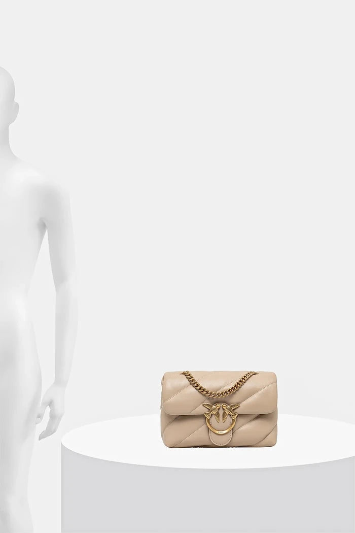 Pinko kadın deri crossbody çanta