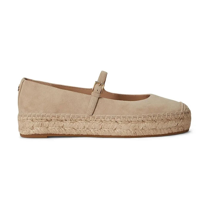 Lauren Ralph Lauren kadın süet espadril Luize Mj