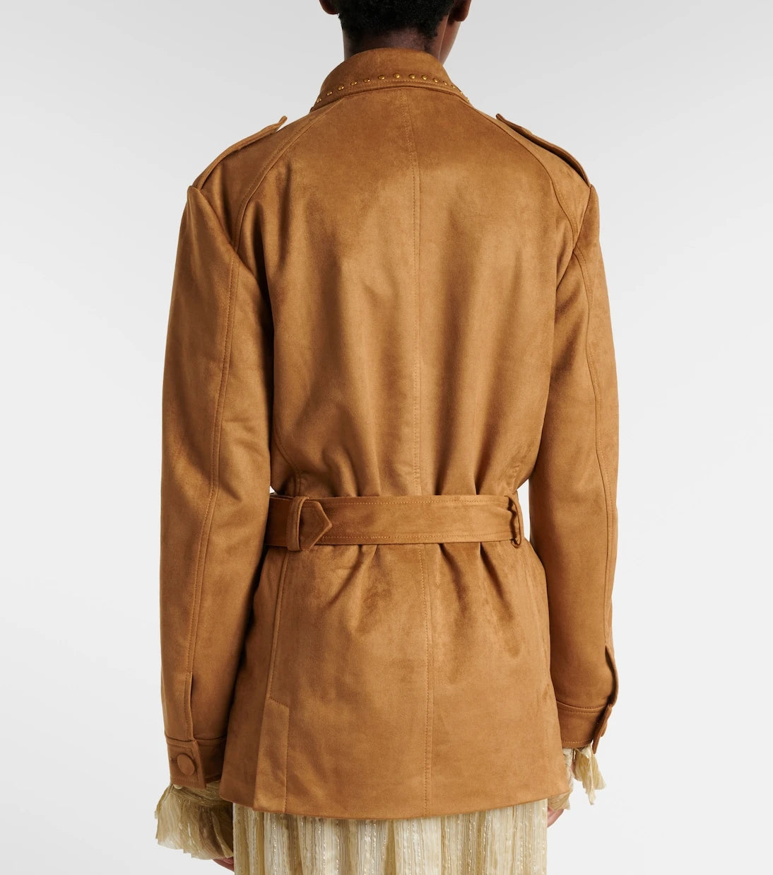 Xu Zhi - Studded belted field jacket