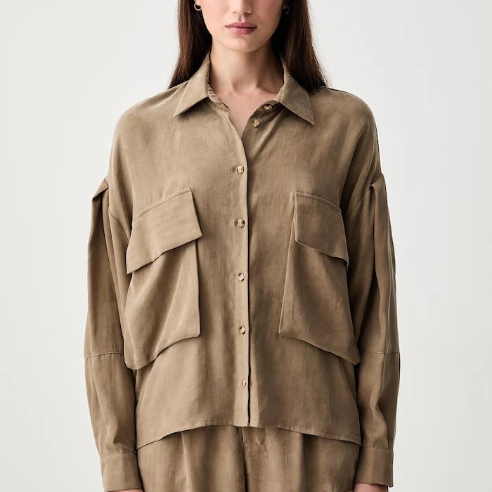 ViCOLO лиоселден дамска сафари риза