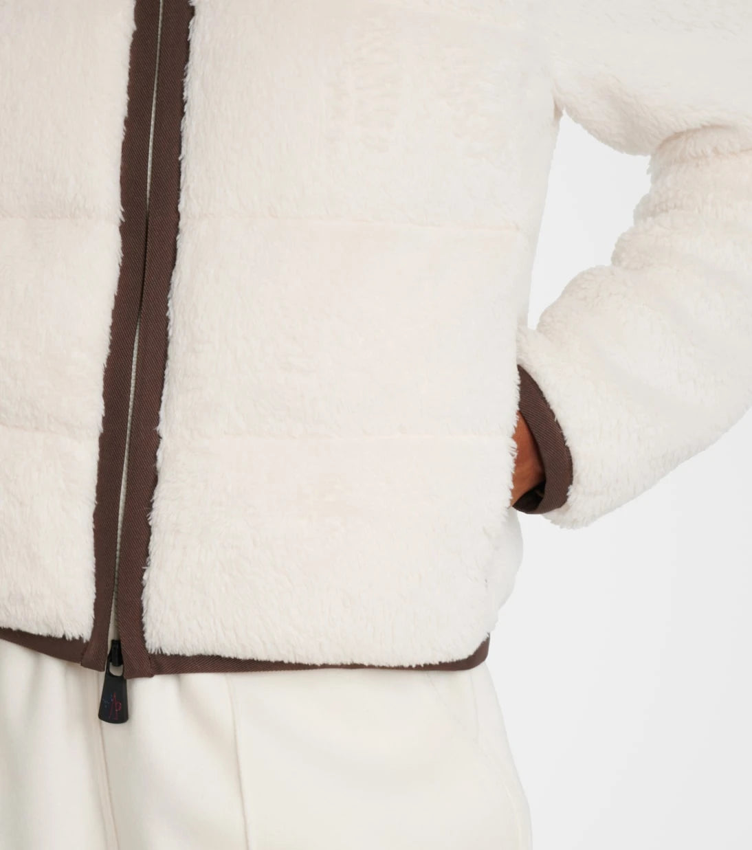 Moncler Grenoble - Hooded fleece down jacket