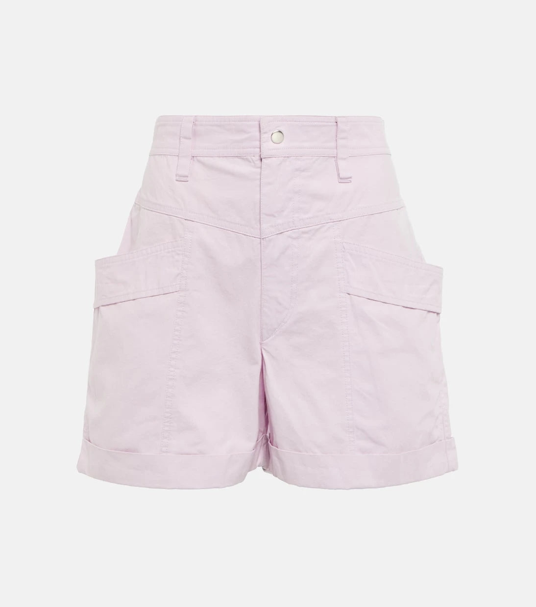 Marant Etoile - Rachel high-rise cotton shorts