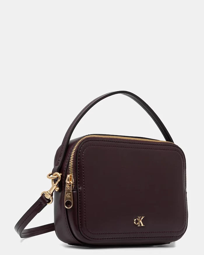 Calvin Klein чанта crossbody дамска от имитация на кожа