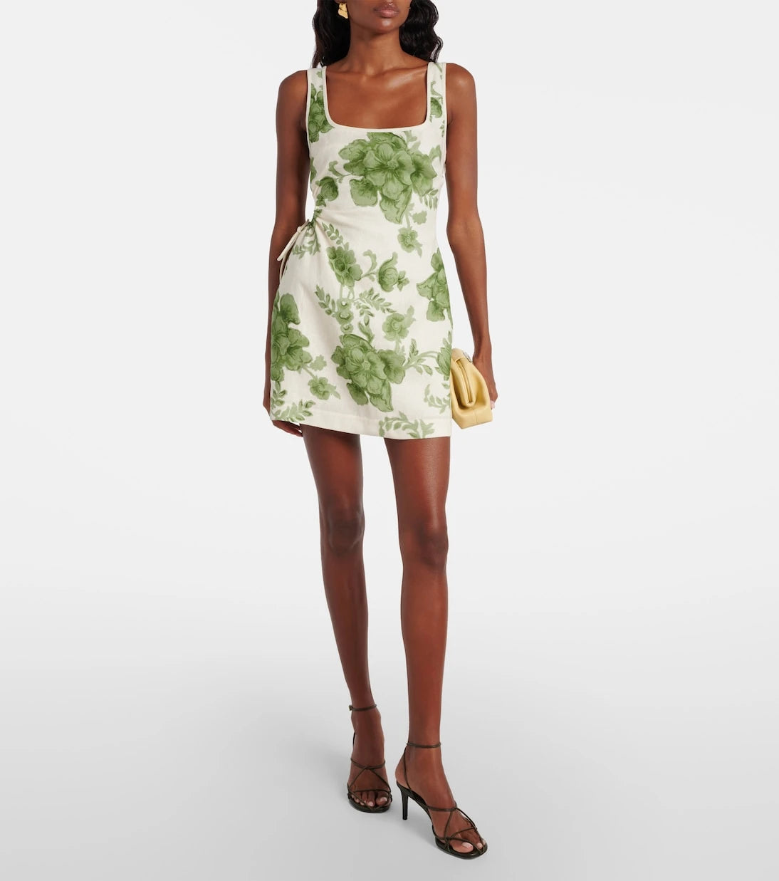 SIR - Gardella cutout floral linen minidress
