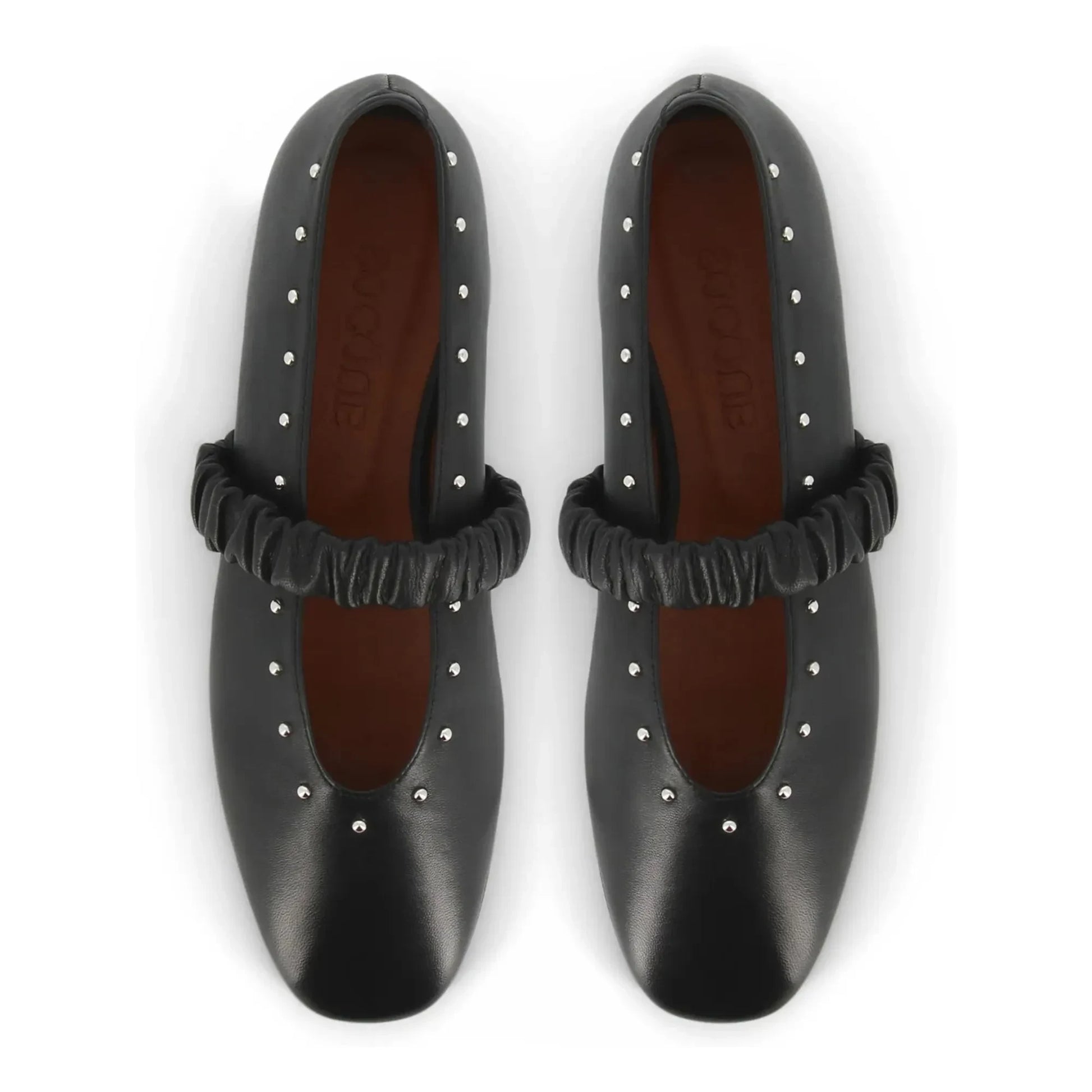 Socque Paris - Ballerinas June Leather | Black
