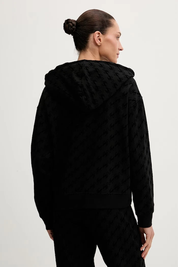 HUGO kadın pamuklu ev sweatshirt FLOKKY_JACKET