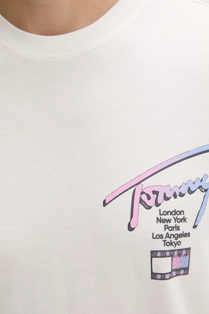 Tommy Jeans Erkek Pamuk Tişört