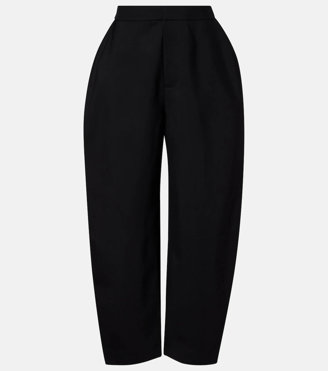 Róhe - High-rise crêpe barrel-leg pants