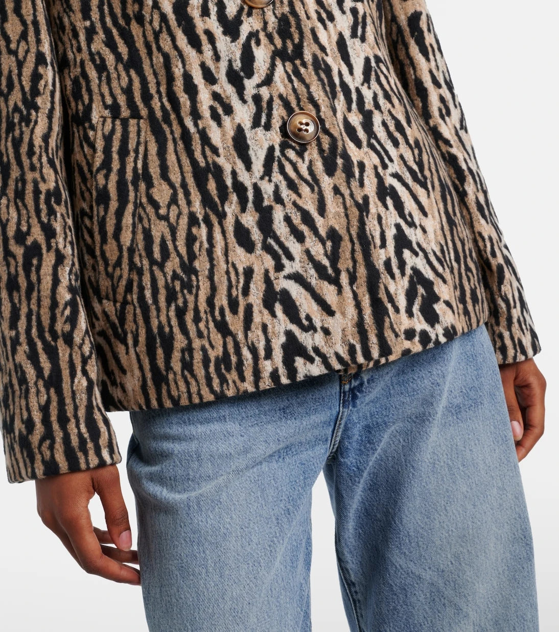 Rixo - Leila leopard-print jacket