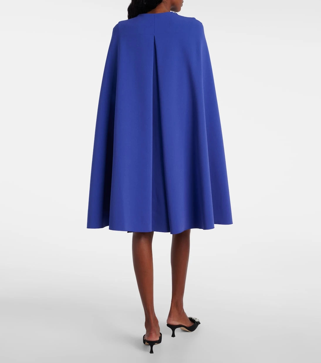 Roksanda - Twiggy caped crêpe cocktail dress