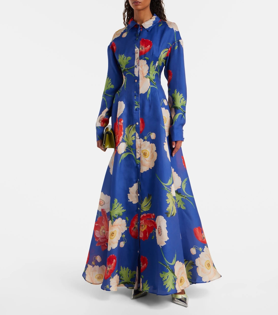 Leo Lin - Josephine floral silk gown