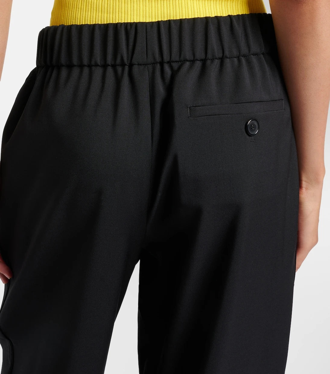 Loewe - Logo wool mid-rise straight pants